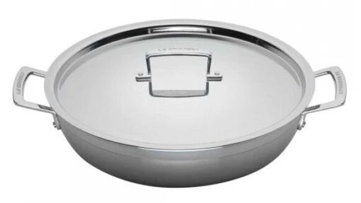 Le Creuset Magnetik Lage Braadpan Met Anti-aanbaklaag ø 30 Cm Rvs Glans