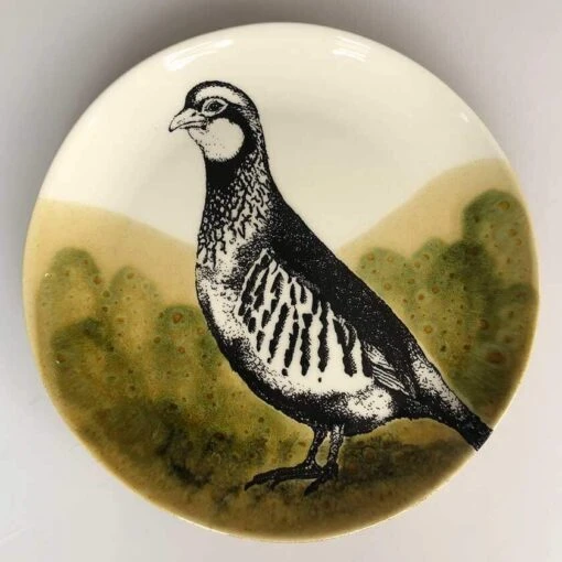 Duro Hunting Partridge Bord 30 Cm Aardewerk